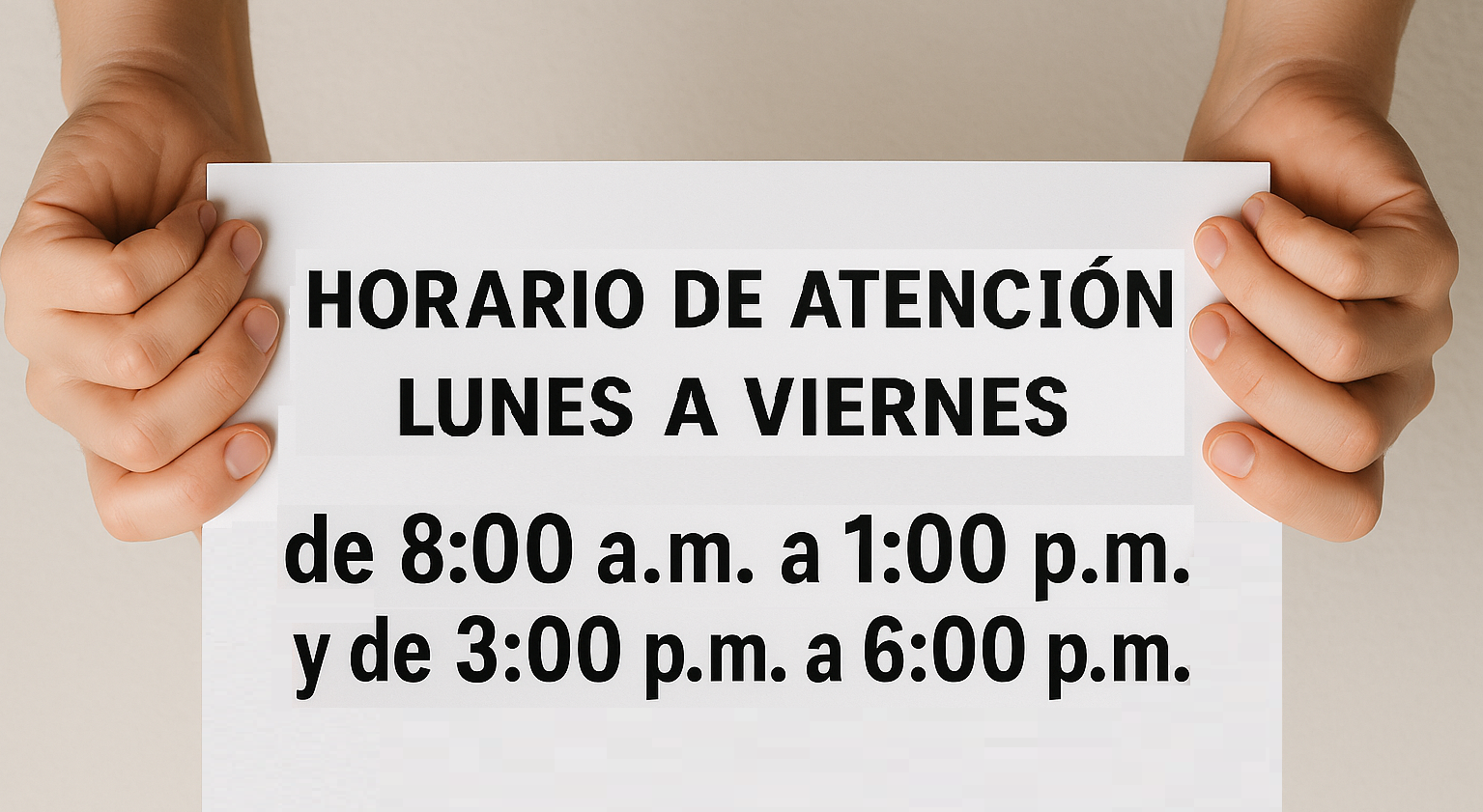 Horario de Atención